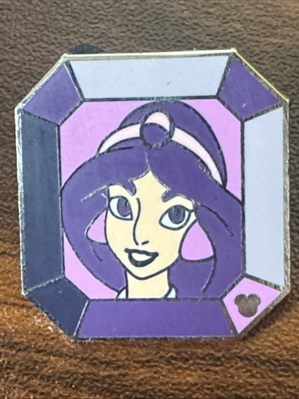 5/$25 Jasmine Jewel Purple Gem Pin